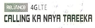 Reliance 4g Lte Calling Ka Naya Tareeka Device mark 3355128 Trademark