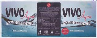 Vivo Aqua (label) Device mark 3382734 Trademark