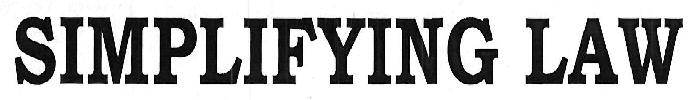 Simplifying Law Device mark 3424553 Trademark