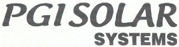 Pgi Solar Systems Device mark 3398048 Trademark