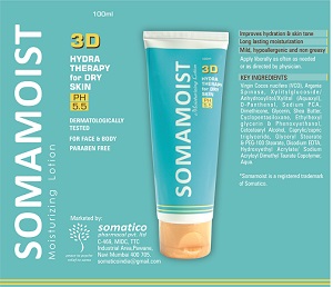 Somamoist(label) Device mark 3417064 Trademark
