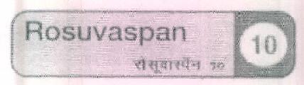 Rosuvaspan 10 Device mark 3293858 Trademark