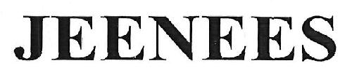 Jeenees Device mark 3398186 Trademark