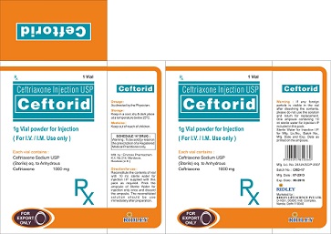 Ceftorid Device mark 3414420 Trademark