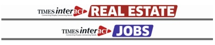 Times Interact Real Estate & Times Interact Jobs (logo) Device mark 3432614 Trademark