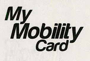 My Mobility Card Device mark 3421500 Trademark
