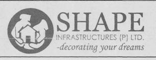 Shape Infrastructures (p) Ltd. (device) Device mark 3436993 Trademark