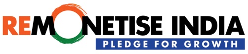 Remonetise India -pledge For Growth (device) Device mark 3452422 Trademark