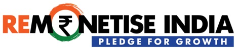 Remonetise India -pledge For Growth (device) Device mark 3452423 Trademark