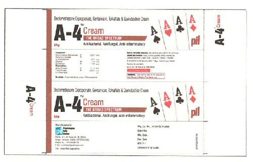 A-4 Cream Device mark 3431858 Trademark
