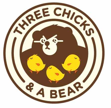 Three Chicks & A Bear Device mark 3356234 Trademark