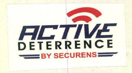 Active Deterrence By Securens Device mark 3445181 Trademark