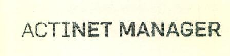 Actinet Manager Device mark 3445189 Trademark