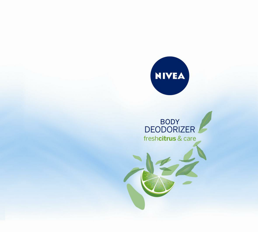 Nivea Body Deodorizer Freshcitrus & Care (label) Device mark 3470458 Trademark