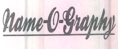 Name-o-graphy Device mark 3394143 Trademark