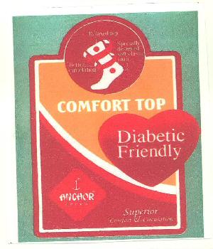 Comfort Top Diabetic Friendly Device mark 3401882 Trademark