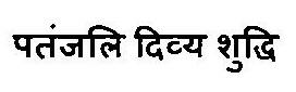 Patanjali Divya Shudhi Device mark 3469094 Trademark
