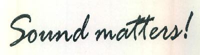 Sound Matters! Device mark 3401973 Trademark