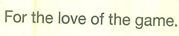 For The Love Of The Game Device mark 3410784 Trademark