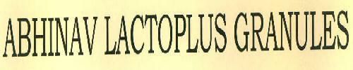 Abhinav Lactoplus Granules Device mark 3456497 Trademark