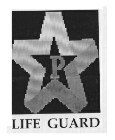P Life Guard (with Device) Device mark 3465303 Trademark