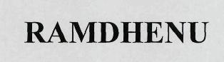 Ramdhenu Device mark 3473131 Trademark