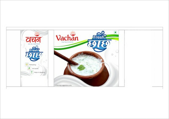 Vachan Fresh Chhach(buttermilk) Device mark 3489150 Trademark