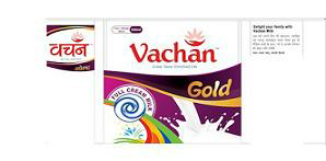 Vachan Full Cream Milk Gold Device mark 3489156 Trademark