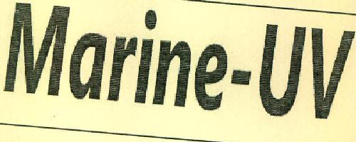 Marine- Uv Device mark 3496565 Trademark