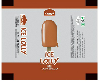 Kamco Ice Lolly Imli Device mark 3504536 Trademark