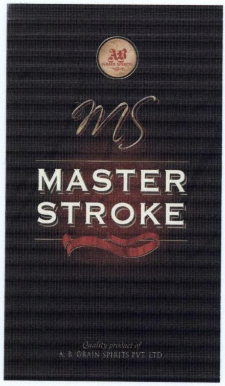 Master Stroke (logo) Device mark 1520919 Trademark