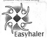 Easyhaler (device) (label) Device mark 1541291 Trademark