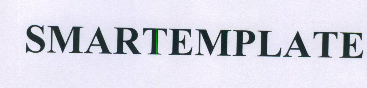 Smartemplate (letters Written In Other Font) Device mark 1555354 Trademark