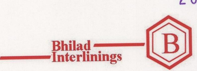 Bhilad Interlinings (label) Device mark 1541548 Trademark