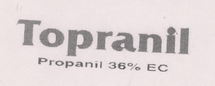 Topranil Propanil 36% Ec Device mark 1550690 Trademark