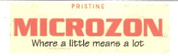 Pristine Microzon (label) Device mark 1558686 Trademark