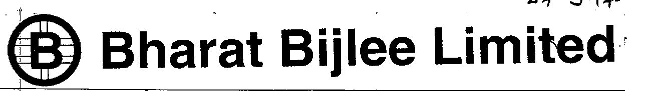 Bharat Bijlee Limited (label) Device mark 1553912 Trademark