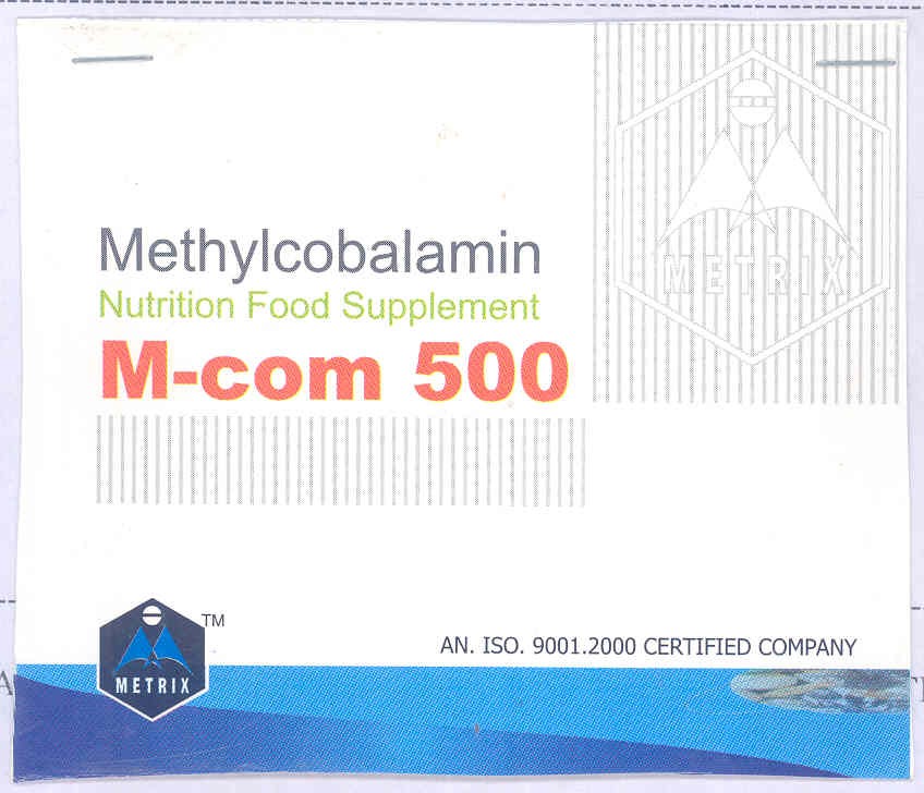 M-com 500 (label) Device mark 1589222 Trademark