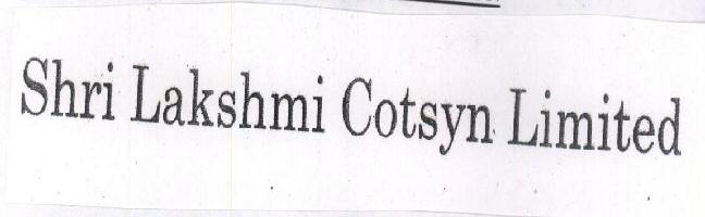 Shri Lakshmi Cotsyn Limited (label) Device mark 1572480 Trademark