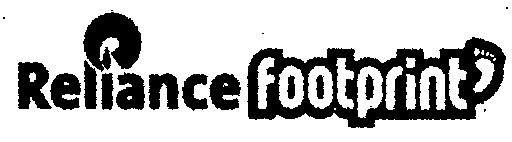 Reliance Footprint (logo) Device mark 1568409 Trademark