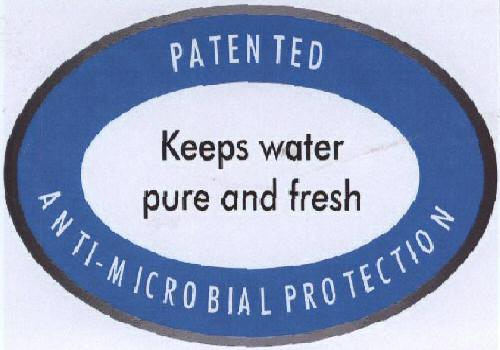 Paten Ted Keeps Water Pure And Fresh (label) Device mark 1569559 Trademark