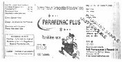 Parafenac Plus (label) Device mark 1567579 Trademark