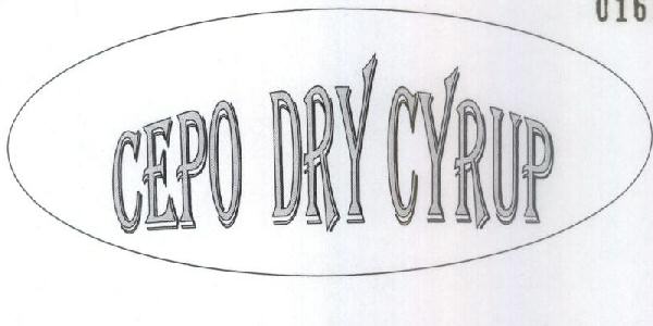 Cepo Dry Cyrup With Device Device mark 1617470 Trademark