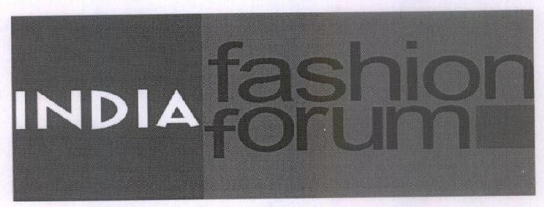 India Fashion Forum With Device Device mark 1628318 Trademark