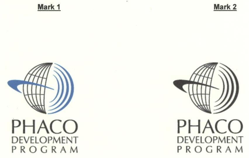 Phaco Devlopment Program (devices Of Globe) Device mark 1610448 Trademark