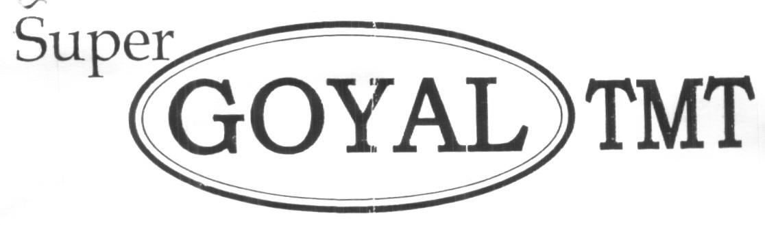 Super Goyal Tmt (device Of Ellipes Containing Letter) Device mark 1633263 Trademark