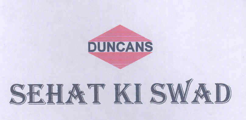 Duncans, Sehat Ki Swad Device mark 1618356 Trademark