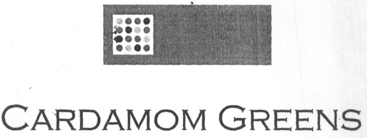 Cardamom Greens (device) Device mark 1612318 Trademark