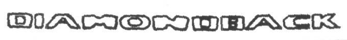 Diamondback (device Of Double Outline) Device mark 1618373 Trademark