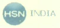 Hsn India (label) Device mark 1618686 Trademark